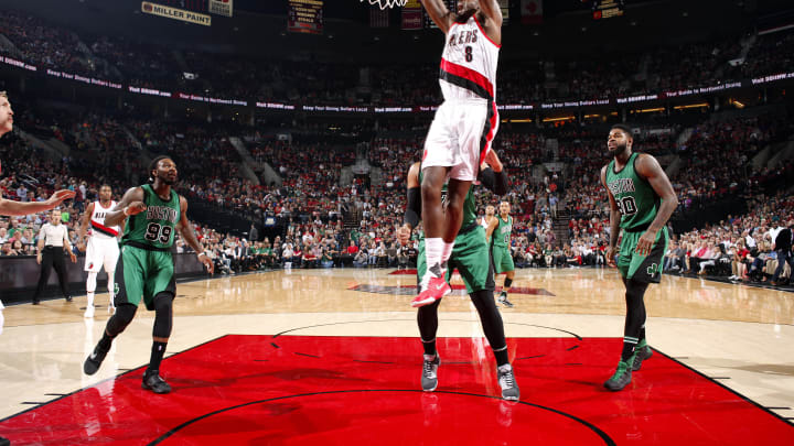 Aminu leads Trail Blazers to 116-109 win over Celtics