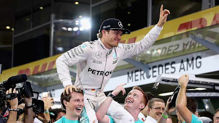 Rosberg wins Formula One title for first time; Hamilton second