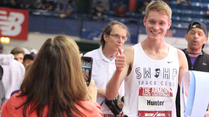 High school star runner Drew Hunter turns professional, signs with adidas