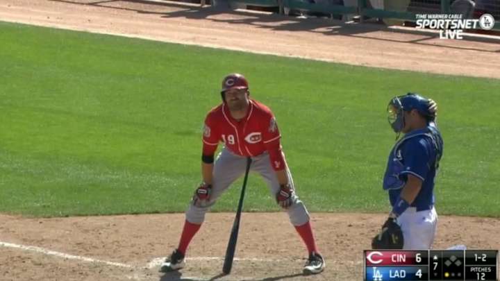 Whatcha doing here, Joey Votto? Whatcha doing here, Joey Votto?