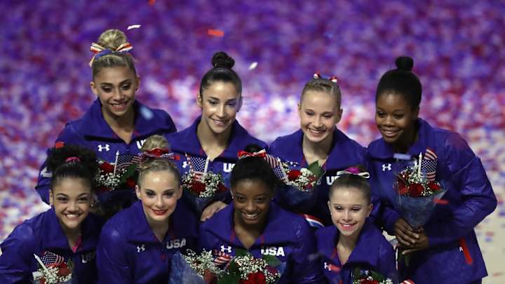 U.S. gymnasts celebrate Rio selection with dance party