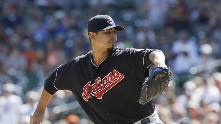 Lindor's HRs, Carrasco's shutout help Indians win 8th in row