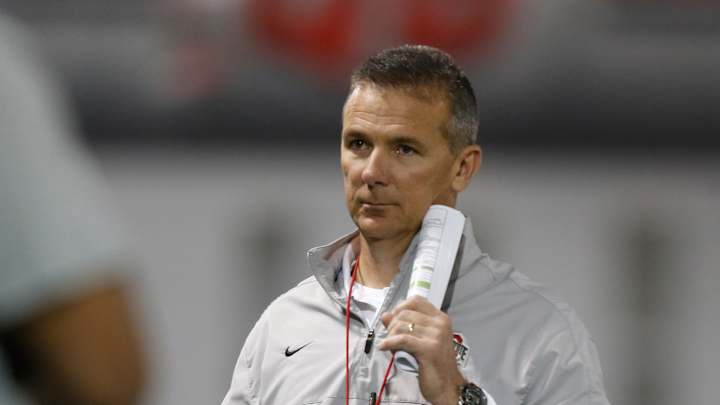 The Latest: OH State Coach Meyer backs Kasich in GOP race