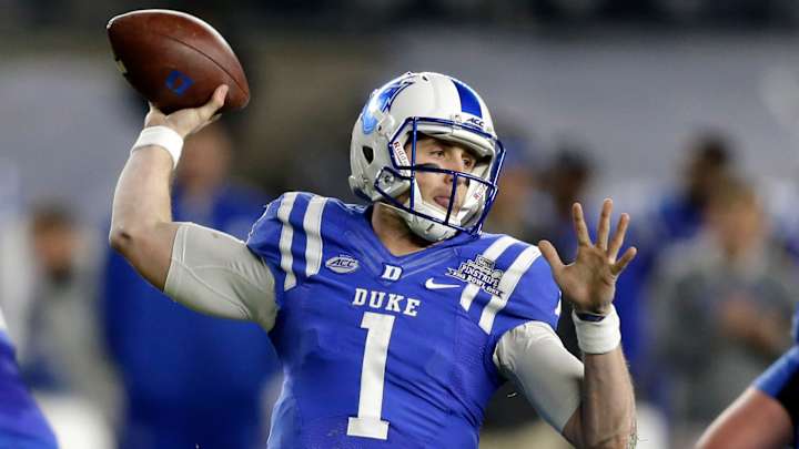 Duke QB Sirk working his way back from ruptured Achilles