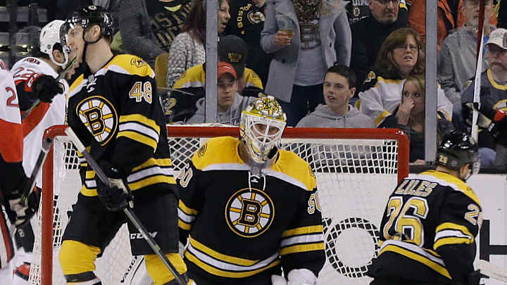 Bruins collapse with playoffs on line, lose 6-1 to Senators
