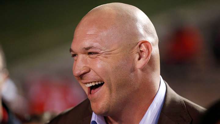 Brian Urlacher has hair now