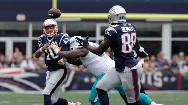 Patriots turn to 3rd-string QB Brissett after Garoppolo hurt