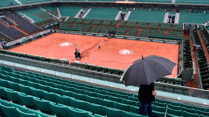 All French Open matches canceled Monday because of rain