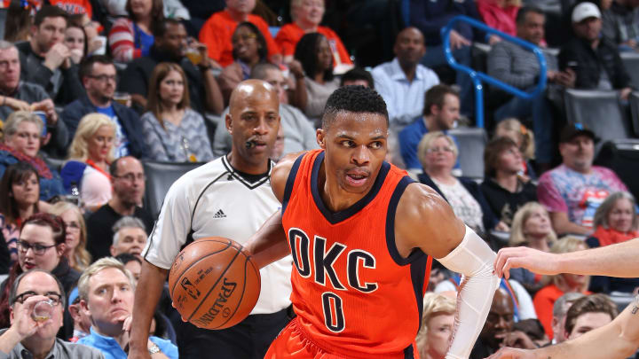 Westbrook's triple-double leads Thunder past Heat Westbrook's triple-double leads Thunder past Heat