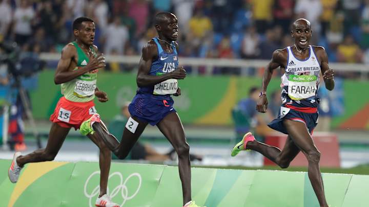 In the end, American runner Chelimo got his silver medal