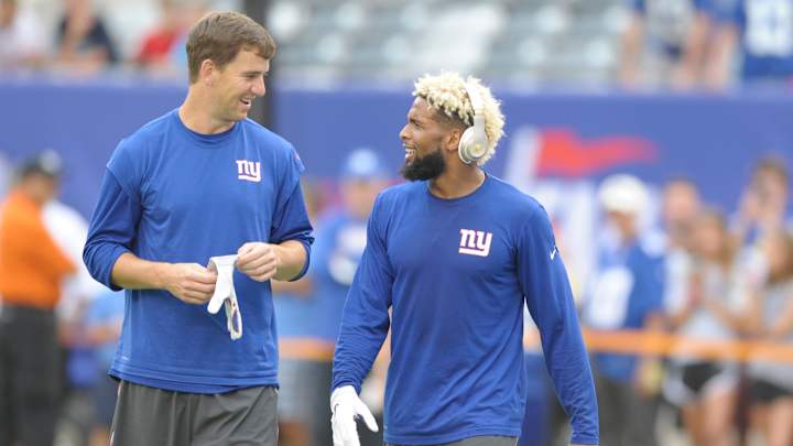 Eli Manning: Odell Beckham’s antics would be an issue if he wasn’t playing so well