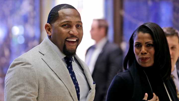 Ray Lewis and Jim Brown met with Donald Trump at Trump Tower