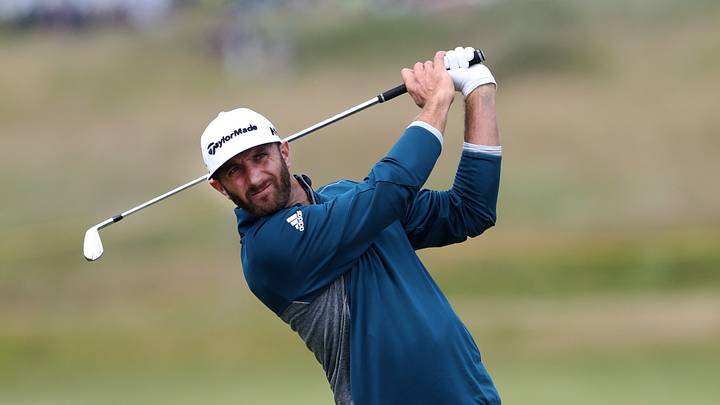 Johnson's confidence shown through the smile, not words