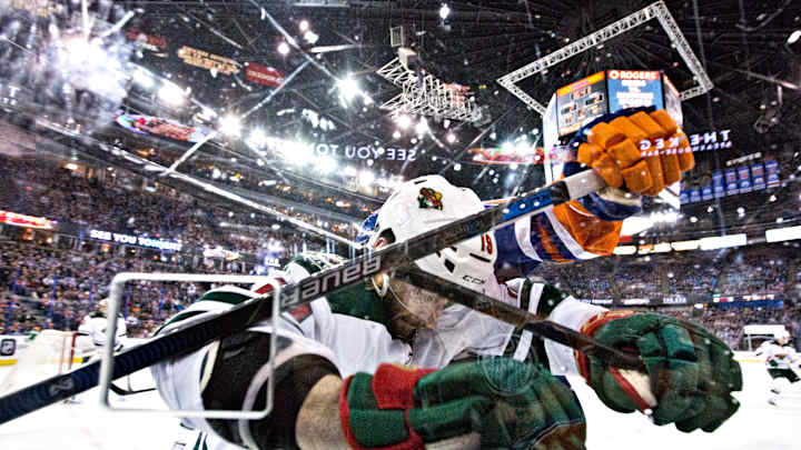 Wild win 3rd straight under Torchetti, 5-2 over Oilers Wild win 3rd straight under Torchetti, 5-2 over Oilers