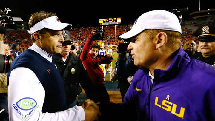 Why are three top coaches on the hot seat? Explaining the SEC West's critical coaching mass; Punt, Pass & Pork