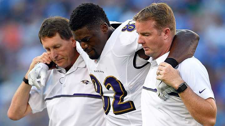 Ravens TE Benjamin Watson out for season after tearing Achilles