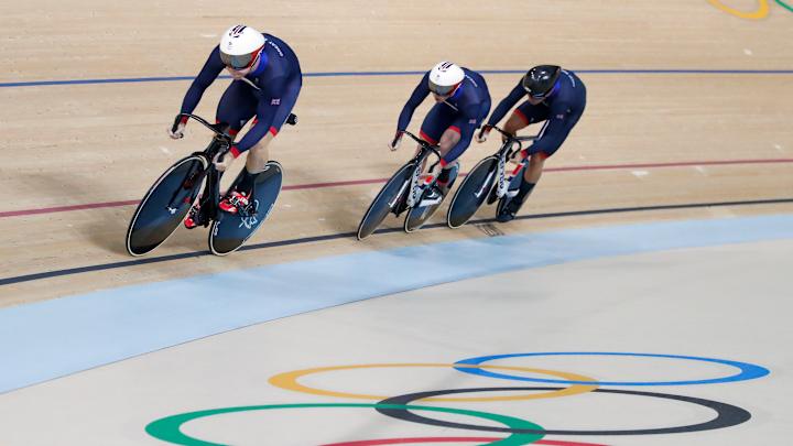 Britain opens track cycling program with another golden ride