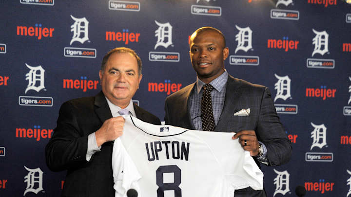 Gibson praises Upton after outfielder's arrival in Detroit