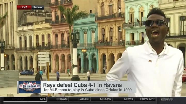 Watch: ESPN’s Bob Ley is interrupted by protester in Cuba Watch: ESPN’s Bob Ley is interrupted by protester in Cuba
