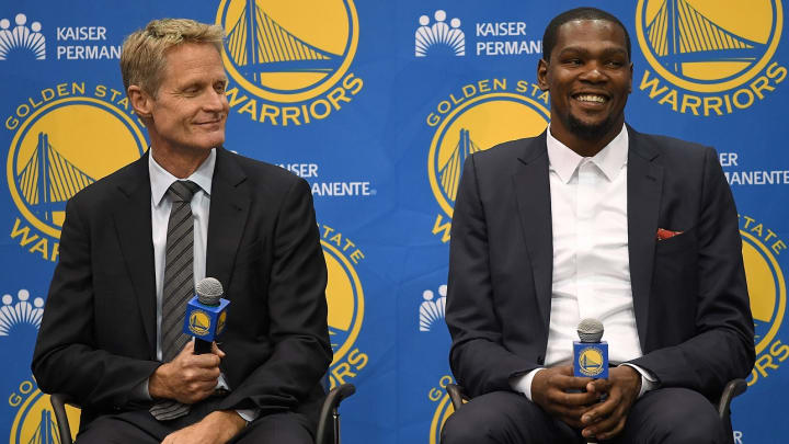 Steve Kerr: ‘Absurd’ to call Kevin Durant a villain