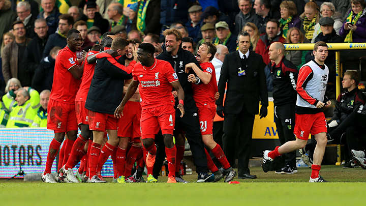 Stoppage-time winner gives Liverpool wild 5-4 victory over Norwich