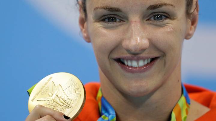 Katinka Hosszu reels in 3rd Olympic gold medal in the pool Katinka Hosszu reels in 3rd Olympic gold medal in the pool
