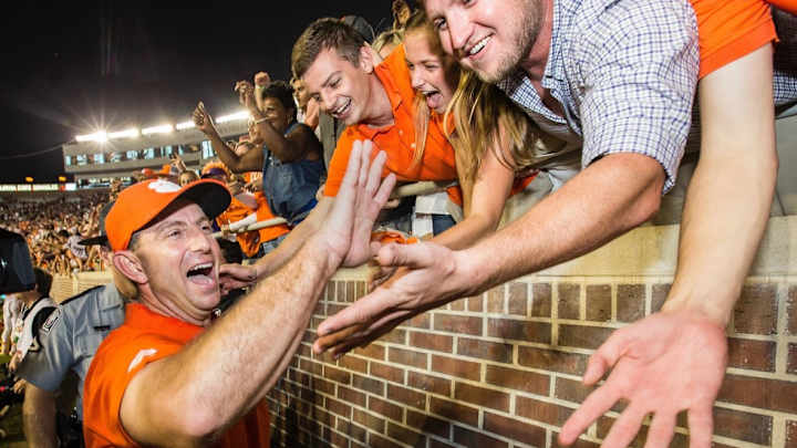 Clemson is equipped to win a national title, but it'll need to start dominating to realize that dream; Punt, Pass & Pork