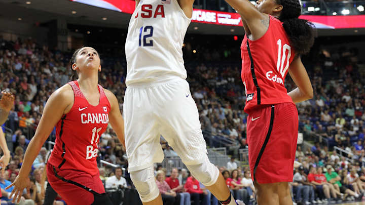 US women's basketball team overwhelms Canada 83-43