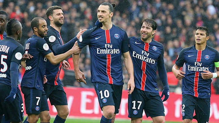 Ligue 1: Ibrahimovic scores hat trick as PSG trounces Nice
