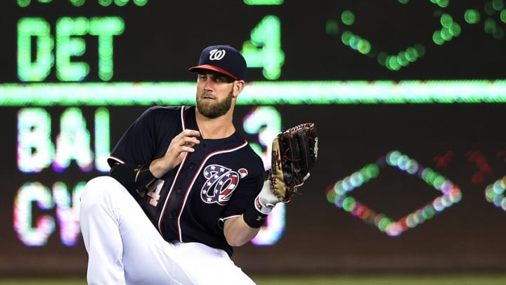 Nationals' Bryce Harper not in starting lineup