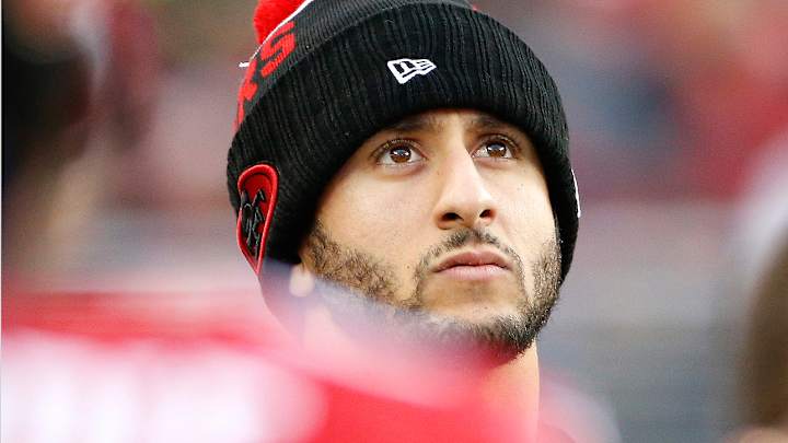 Colin Kaepernick Stands Up By Sitting Down for Anthem
