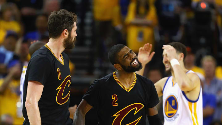 James, Irving each score 41, Cavs stay alive in NBA Finals