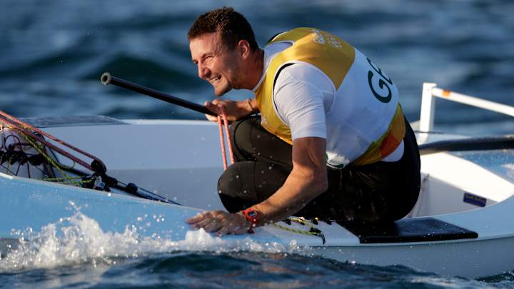 Great Scott: Emotional Brit wins Finn Olympic sailing gold