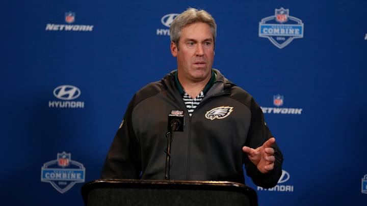 Eagles coach Doug Pederson expects to draft QB