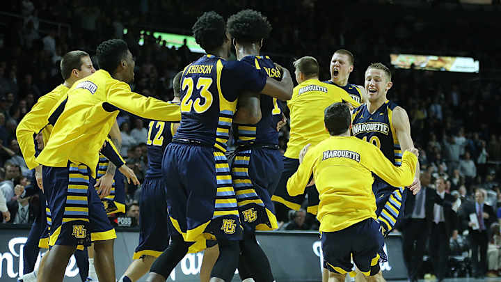Watch: Marquette seals upset win over Providence with block