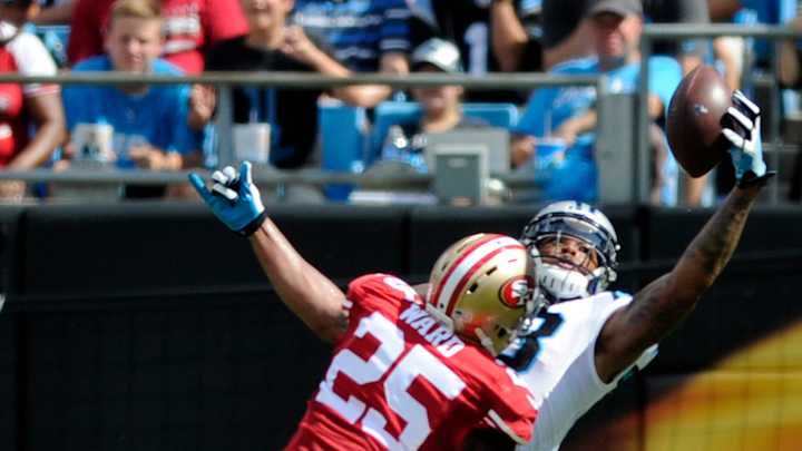 Benjamin's return has Panthers humming; beat 49ers 46-27