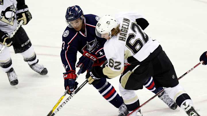 Fleury gets 350th win, Penguins beat Blue Jackets 3-2