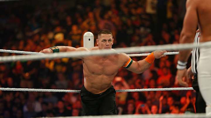 Watch: John Cena jumped by AJ Styles in WWE Raw return Watch: John Cena jumped by AJ Styles in WWE Raw return