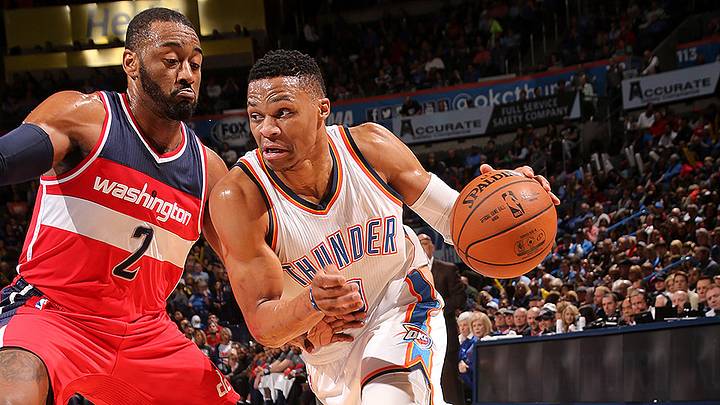 Russell Westbrook’s triple double leads Thunder past Wizards Russell Westbrook’s triple double leads Thunder past Wizards