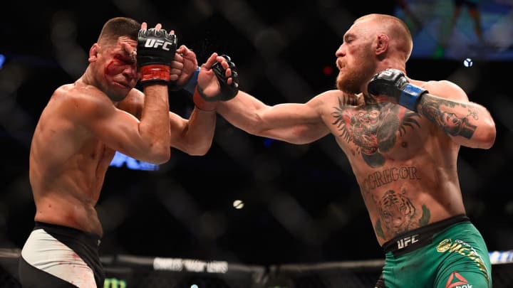 Conor McGregor defeats Nate Diaz at UFC 202 by majority decision