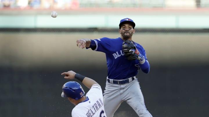 Blue Jays 2B Travis scratched from lineup before ALDS Game 2
