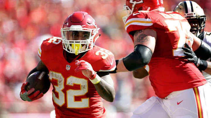 Chiefs' Spencer Ware ruled out vs. Jaguars with concussion