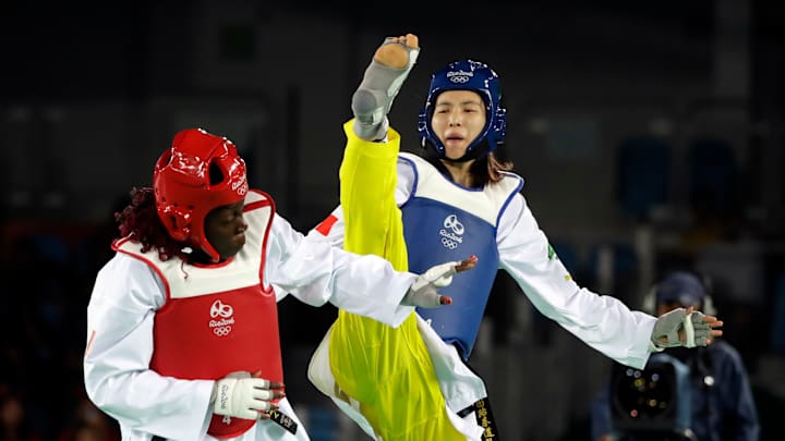 China, Azerbaijan win Rio's last taekwondo gold medals China, Azerbaijan win Rio's last taekwondo gold medals