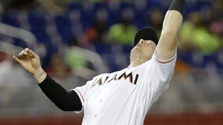 Conley pitches 8 innings to help Marlins beat Braves 3-0