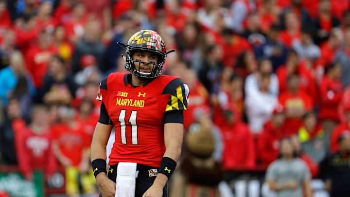 Maryland QB Hills nears conclusion of frustrating season