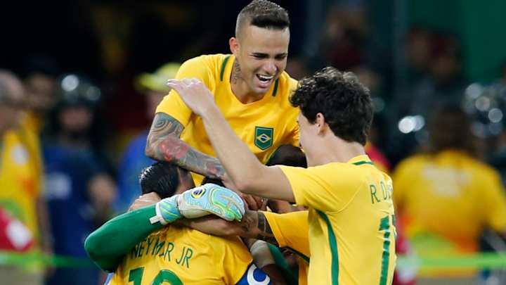 With penalty kick, Brazil wins 1st soccer Olympic gold With penalty kick, Brazil wins 1st soccer Olympic gold