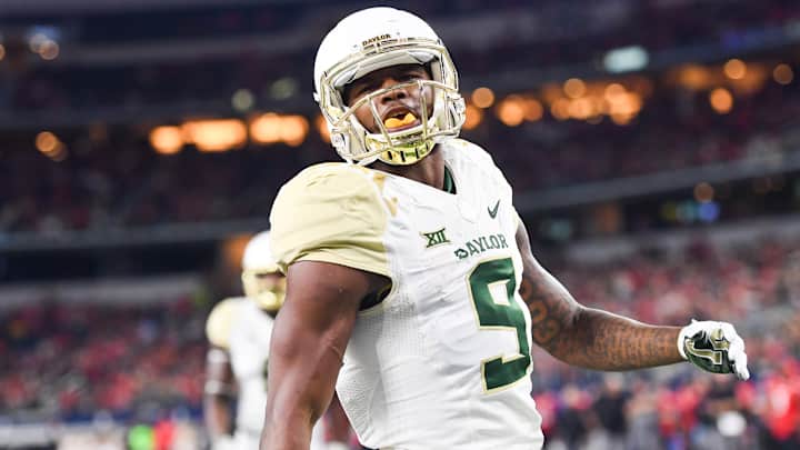 Baylor's K.D. Cannon declares for NFL Draft after Cactus Bowl win