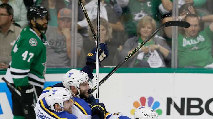 Blues even series on Backes' OT game-winner, beat Stars 4-3 Blues even series on Backes' OT game-winner, beat Stars 4-3