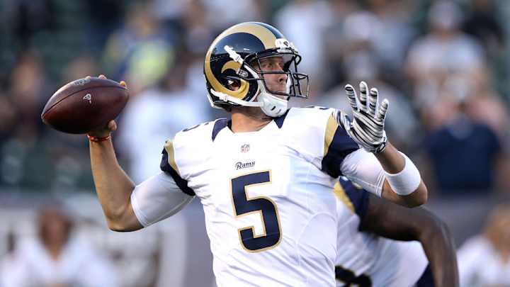 Rams QB Nick Foles misses start of OTAs
