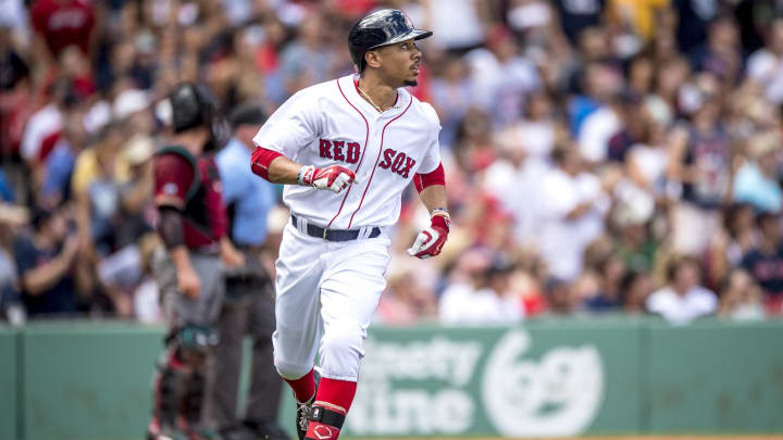 Watch: Red Sox’s Mookie Betts hits three home runs in win against Diamondbacks